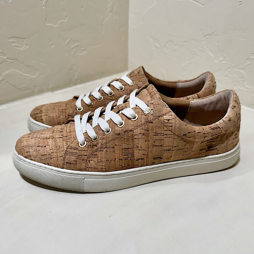 NWOT Jack Rogers Suede Leather Cork Sneakers